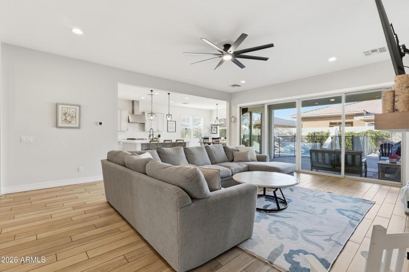 Large Slider to backyard