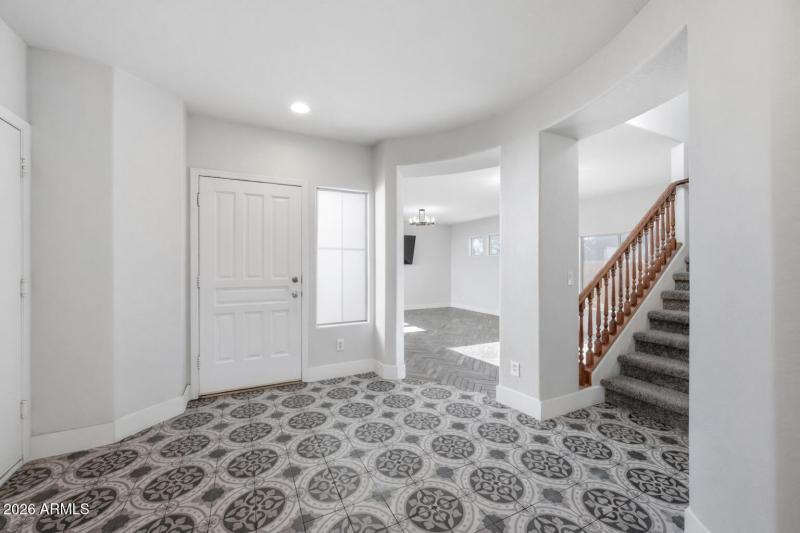 Grand light filled entry