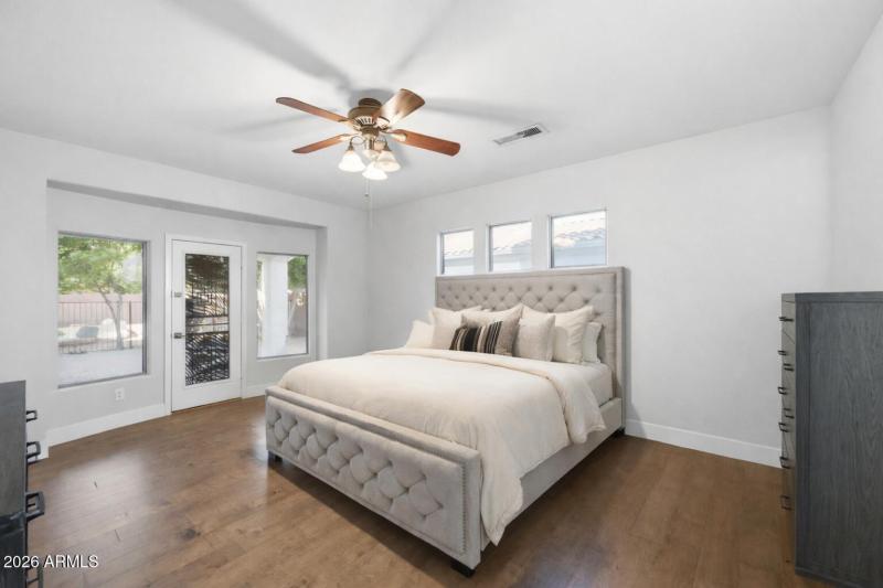 Primary bedroom on the ground floor