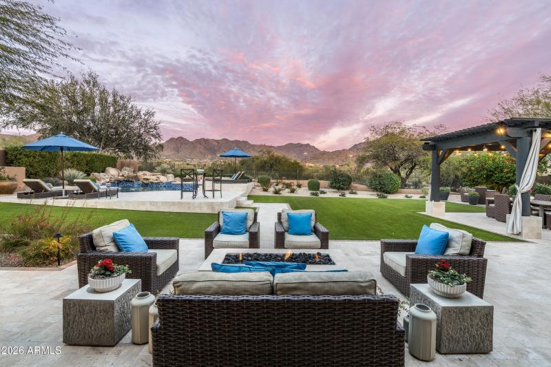 Sunset on the Mountains