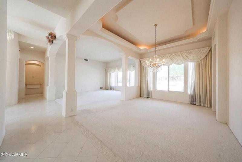 View from Kitchen Hallway