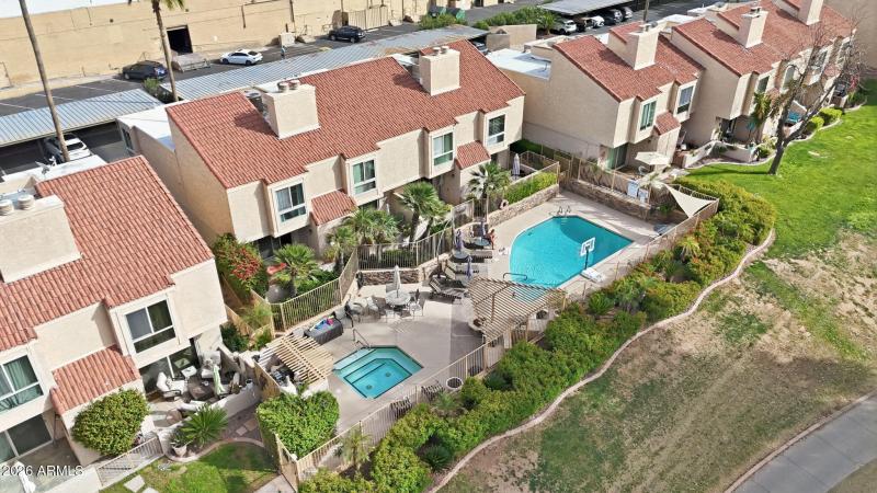 Aerial Backyard View