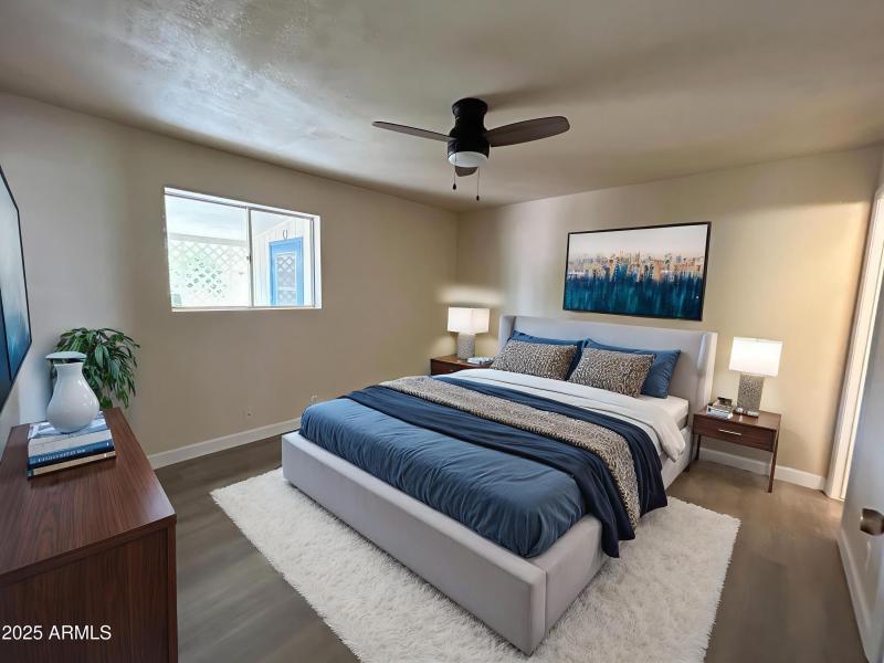 Staged Bedroom