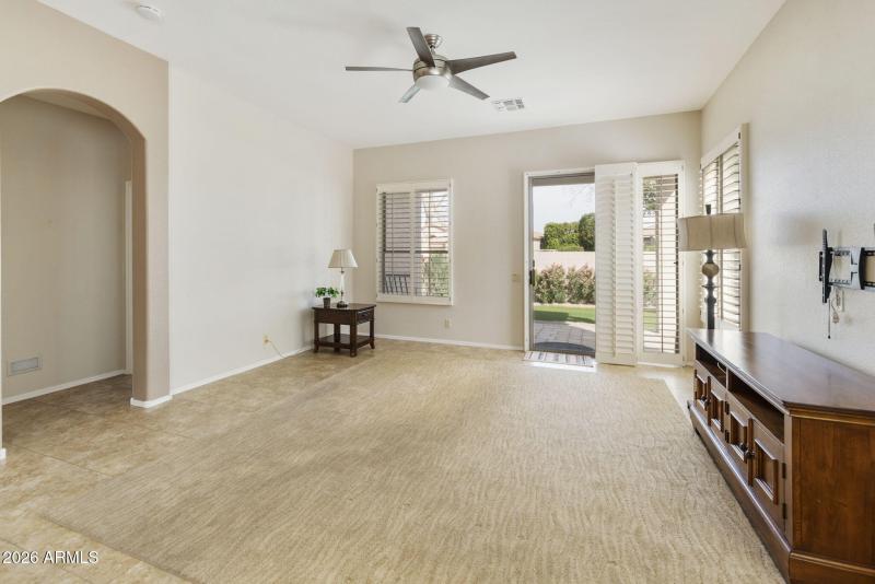 Great Room with patio access