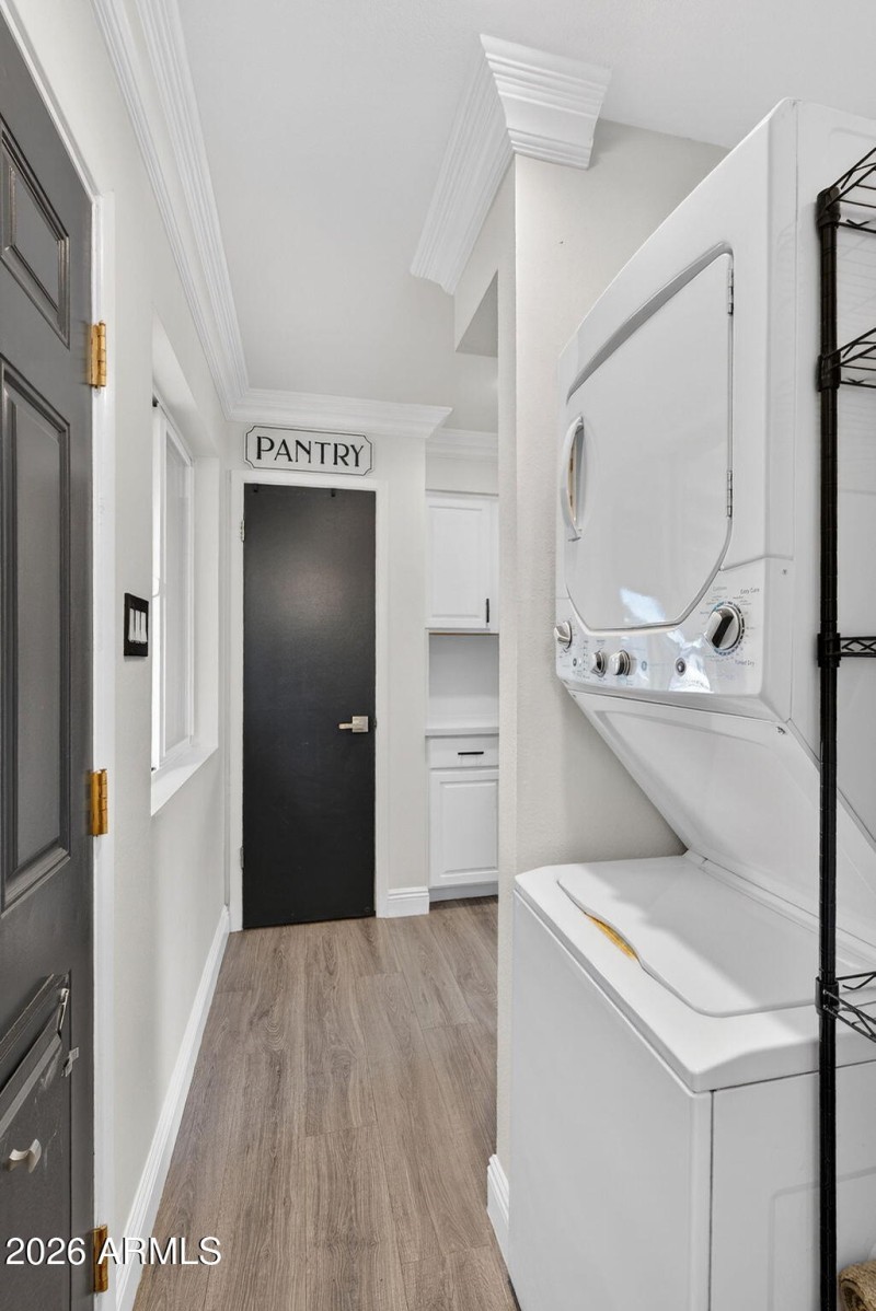 Inside Stackable Laundry