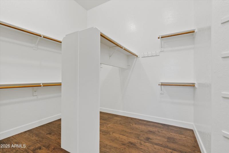 Primary Closet, Plenty of Storage