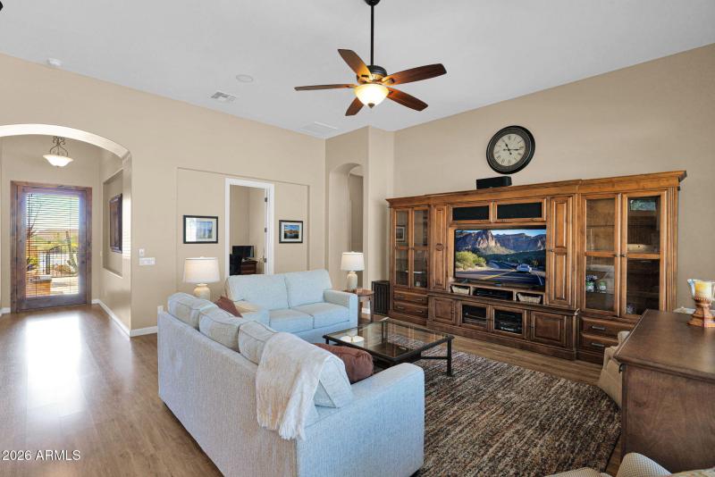 12 foot ceilings throughout the home