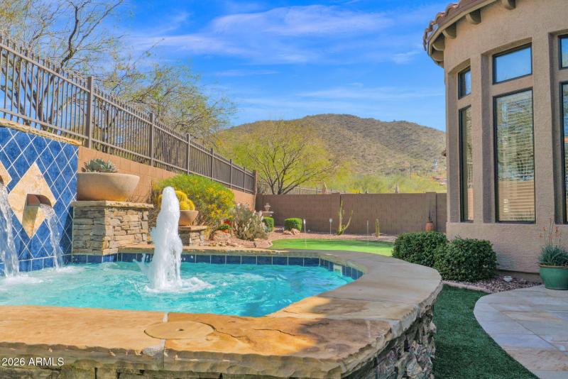 Mountain views at the spa