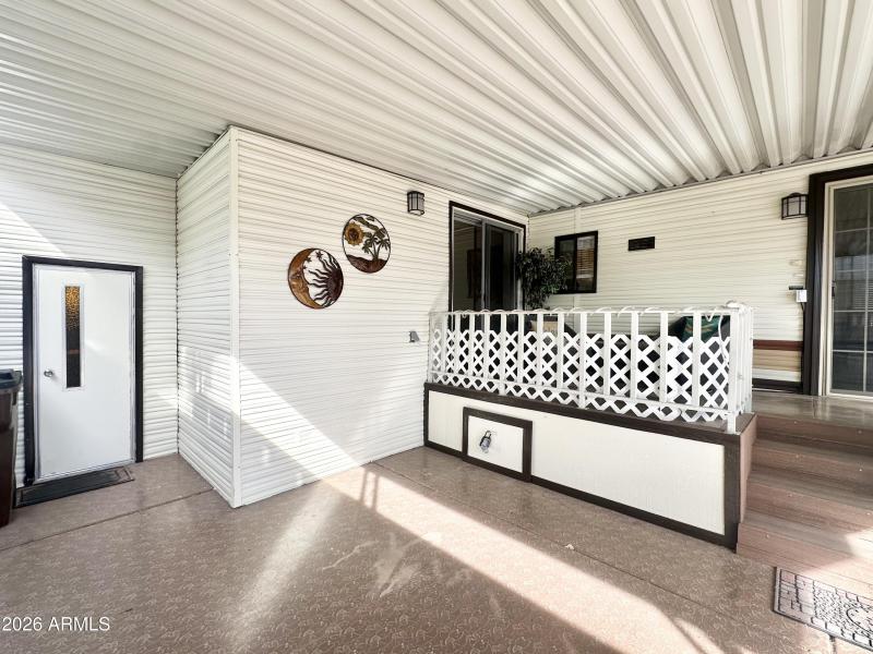 SHED ENTRY TO THE LEFT