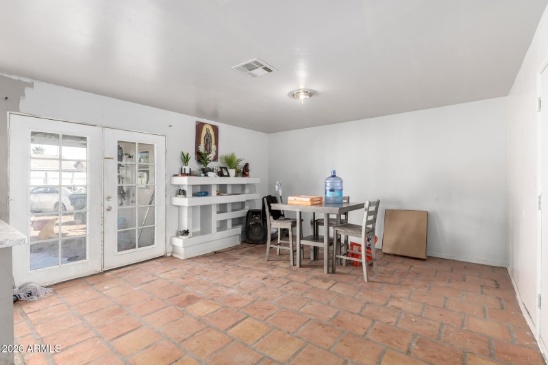 Flex Space w/ French Doors