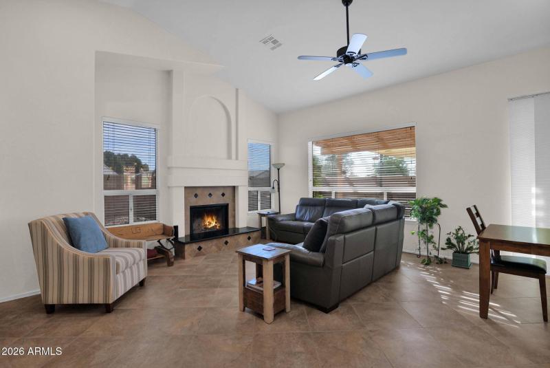 Family Room & Fireplace