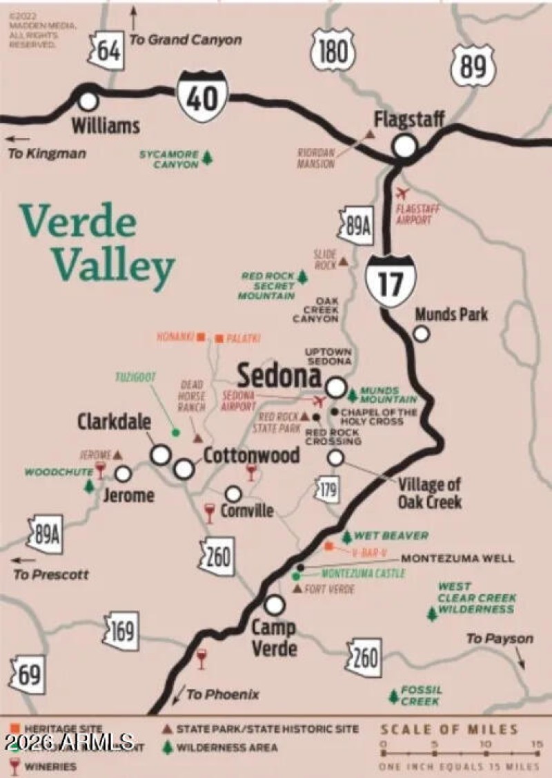 Verde Valley Map
