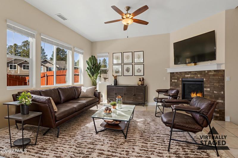 Living Room - Virtually Staged