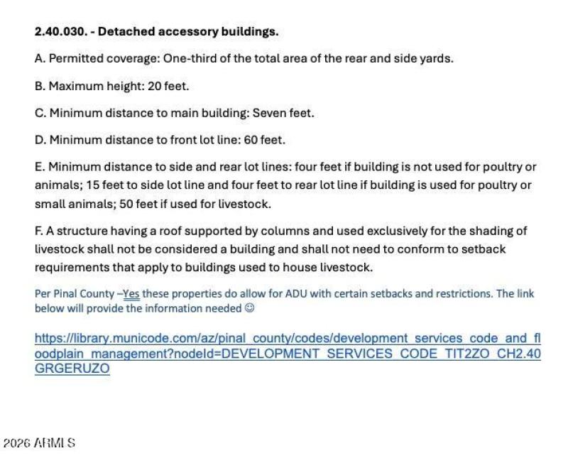 ADU - Accessory Detached Unit