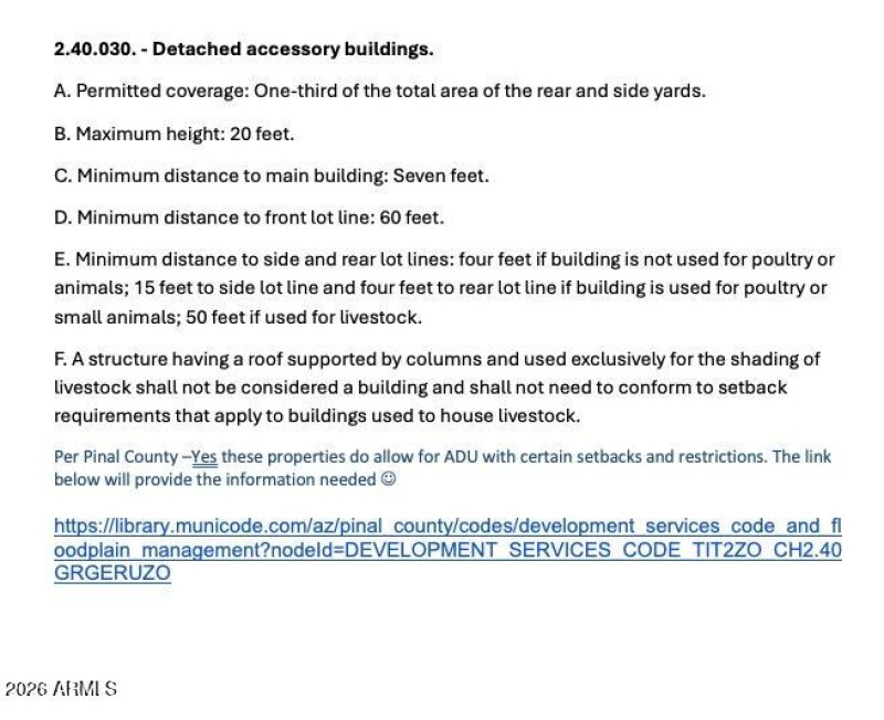 ADU - Accessory Detached Unit