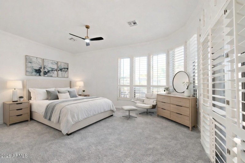 Master Bedroom with furniture