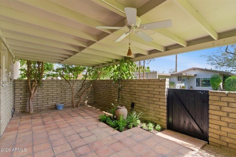Oversized Private Patio