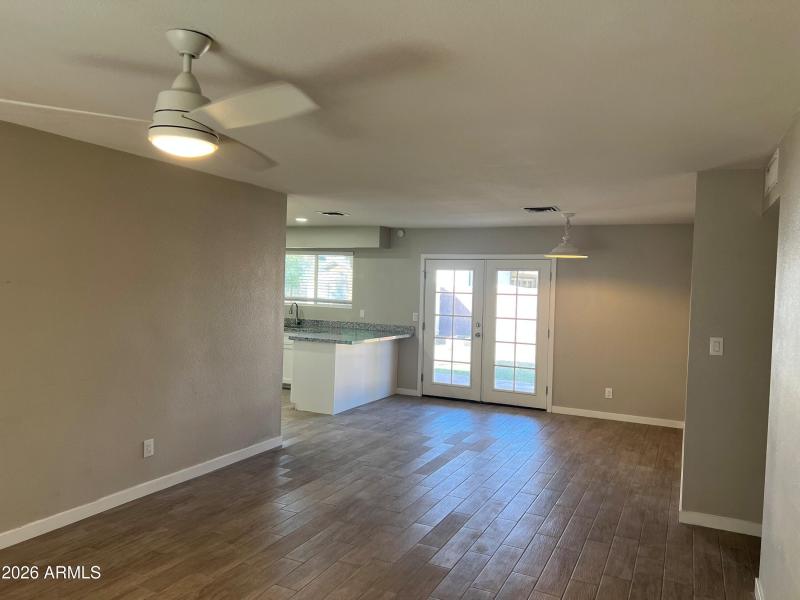Great room to eat-in kitchen area