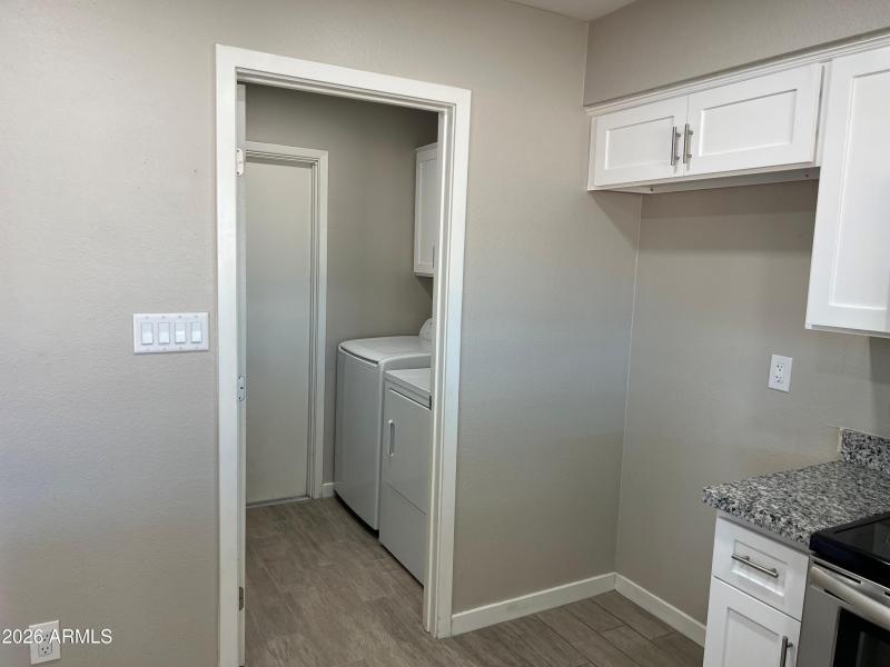 Kitchen to laundry room