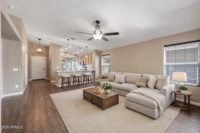 Family Room - Virtually Staged