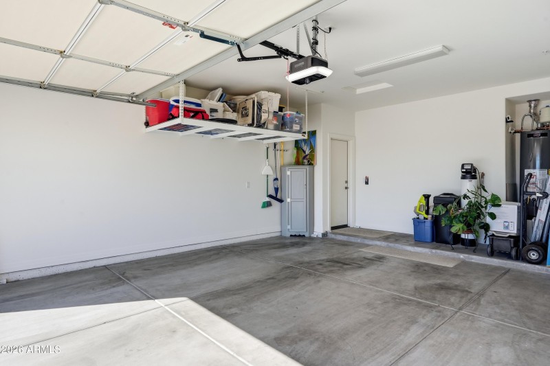 2 Car Garage w/ upper storage