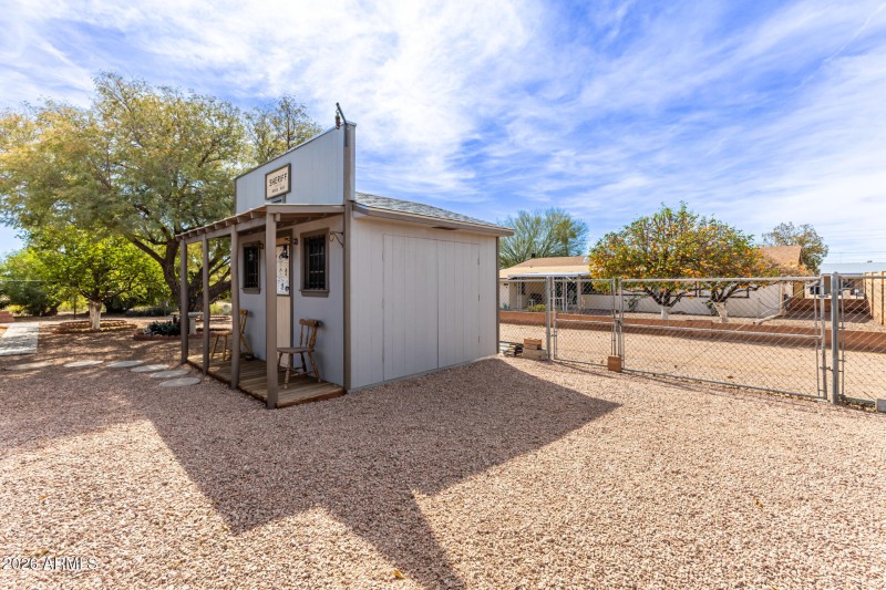 Backyard Building with side door