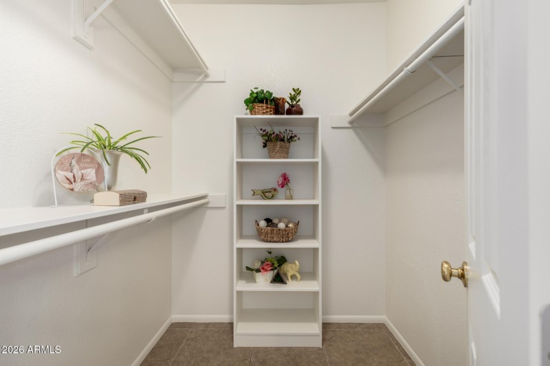 Primary walk-in closet