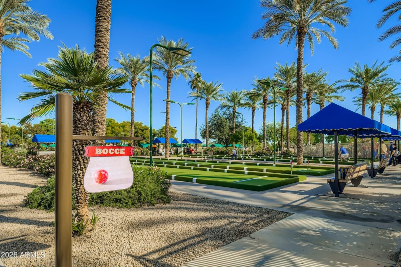 Beautiful Bocce Area
