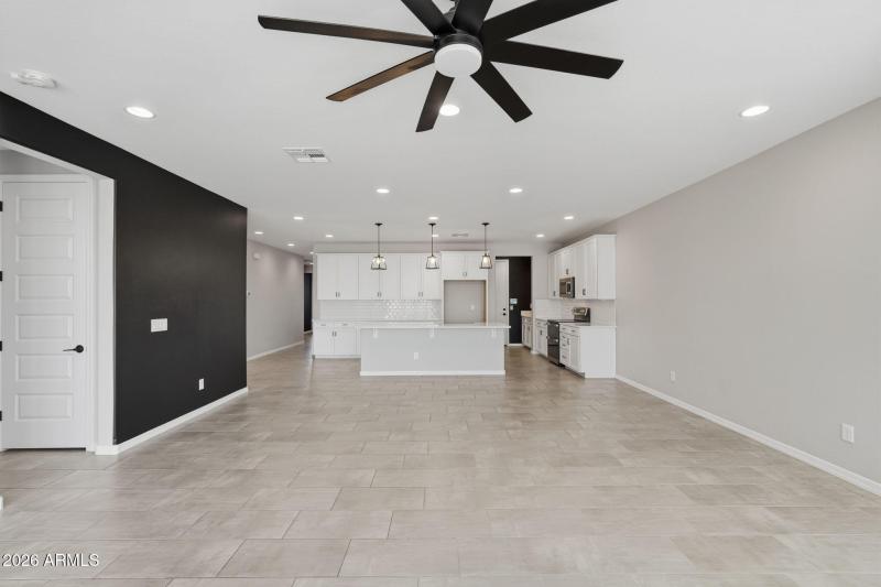 Kitchen overlooks Great Room