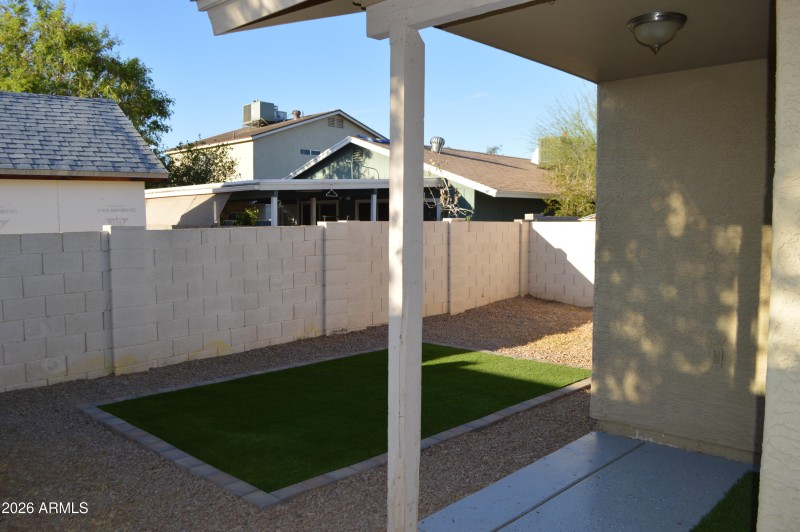 backyard with patio