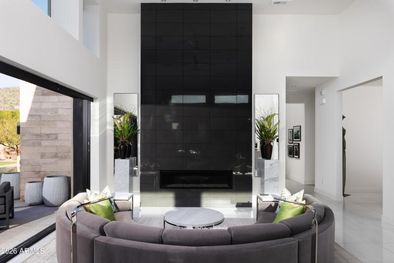 Great Room Grand Fireplace