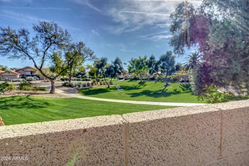 33 - View over back wall