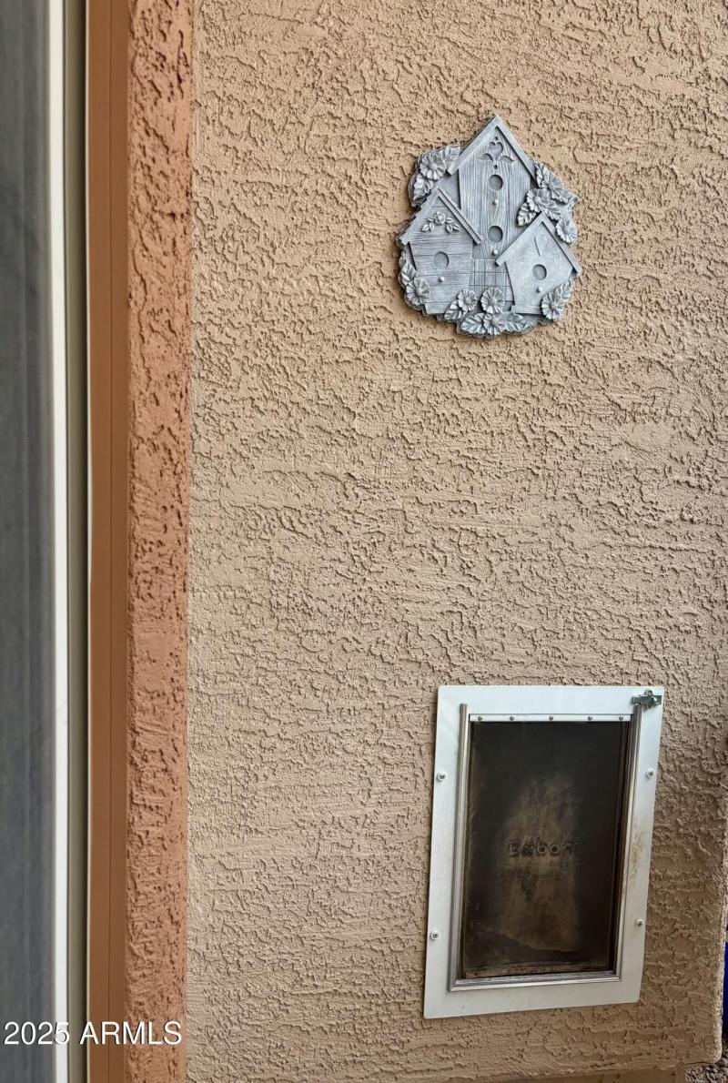 Doggy door outside
