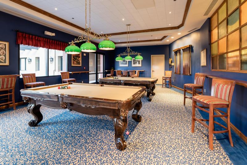 Billiard room