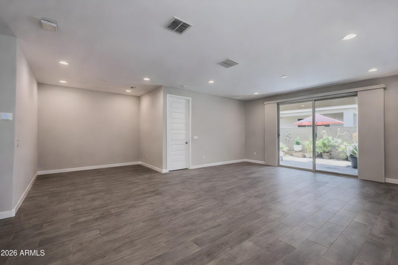 Den + Living Room + Back Patio