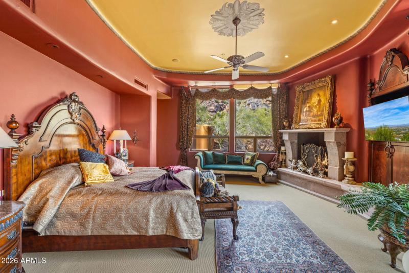 Primary with a Fireplace