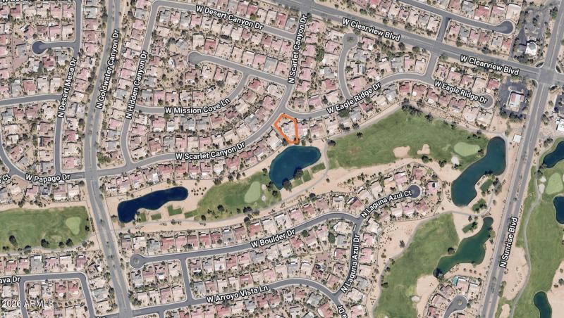 Aerial View of Neighborhood