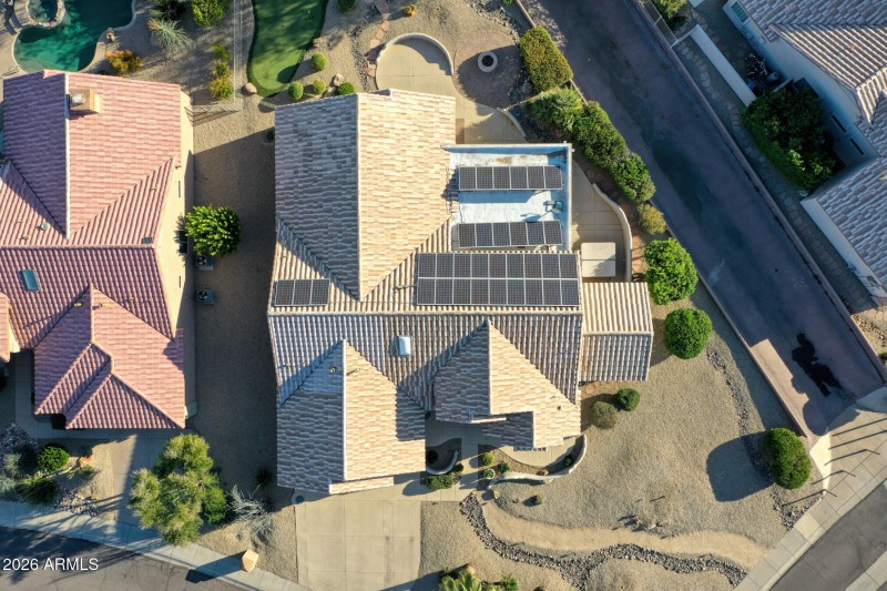 Aerial View of Home