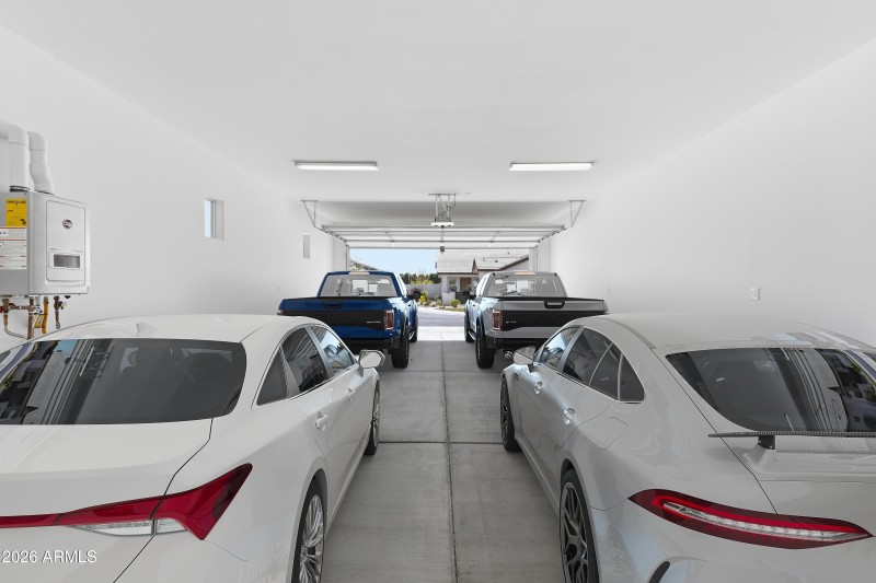 4 Car Tandem Garage