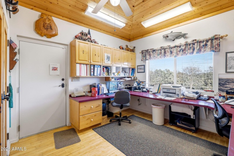 33 Office & Door to Garage