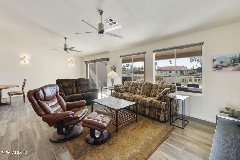 Great Room with patio access