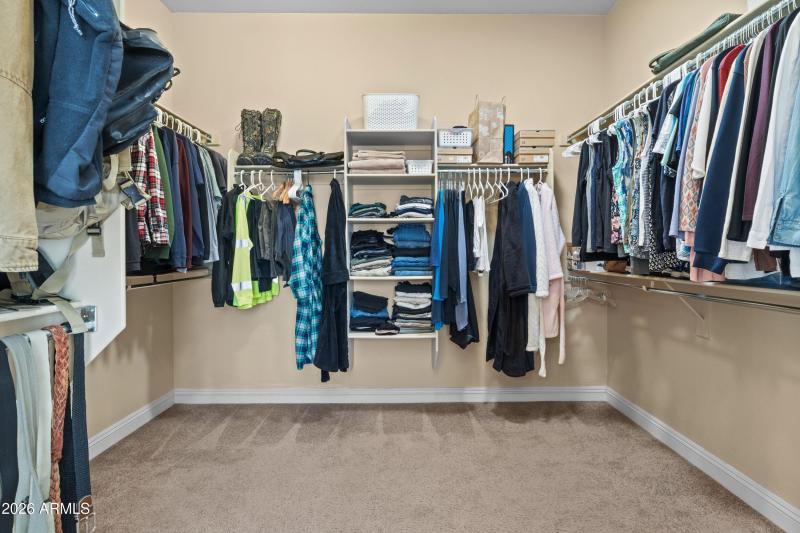 56 Drive master bedroom walk in closet
