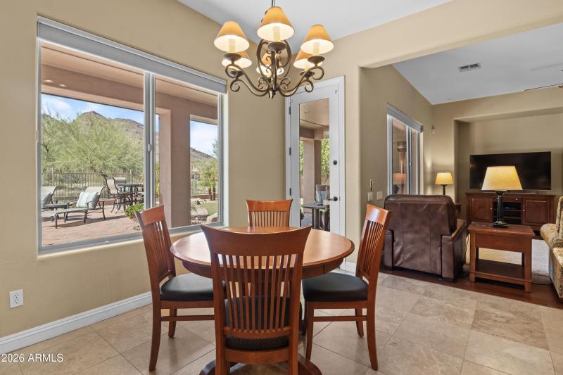 56 Drive kitchen view to backyard