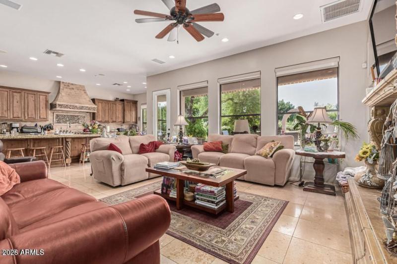 Great Room into Kitchen