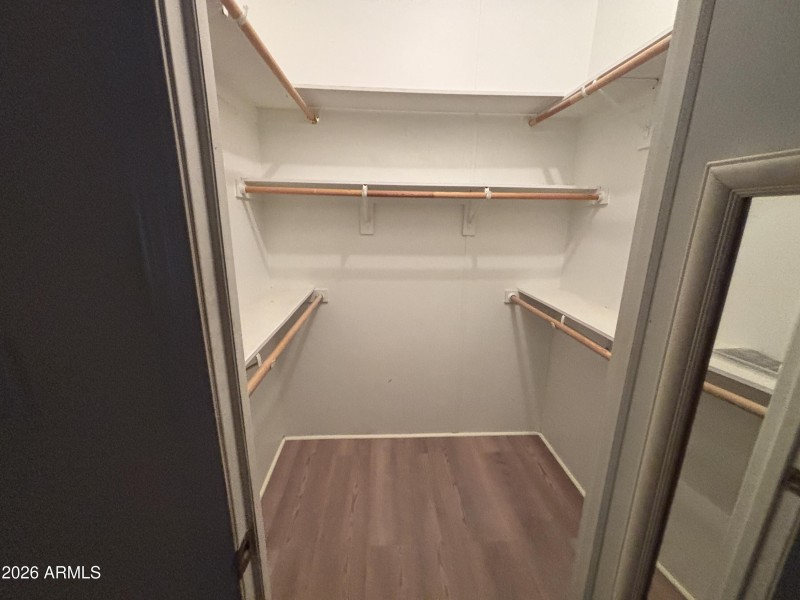 Primary Closet w/Built in Shelves