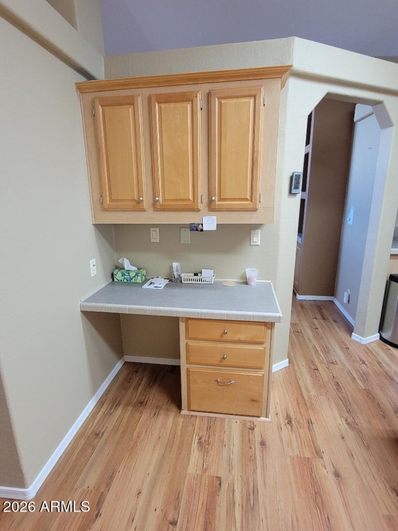 3930 planning desk area in kitchen