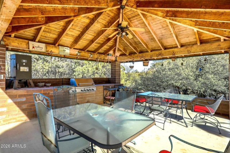 Ramada w Built-in BBQ & Smoker