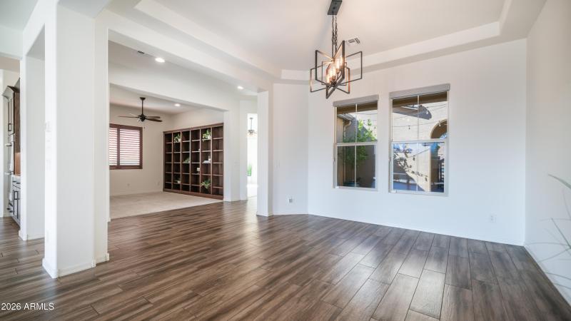 Dining Room View to Office