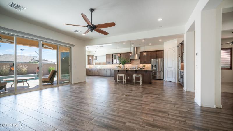 Great Room View to Kitchen