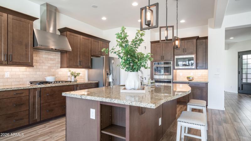 Huge Island and Granite Counters